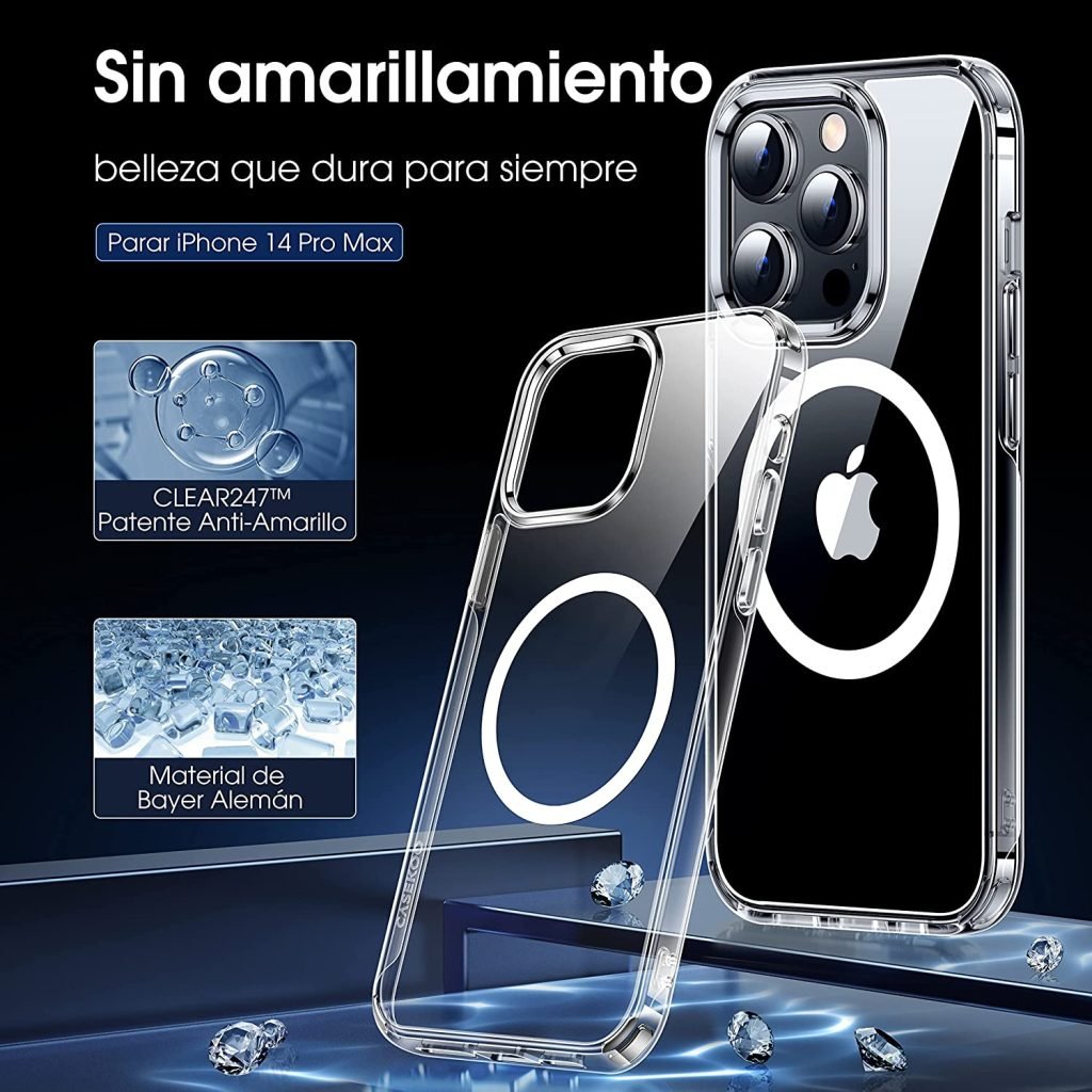 Funda no se amarilla, transparencia que dura para siempre